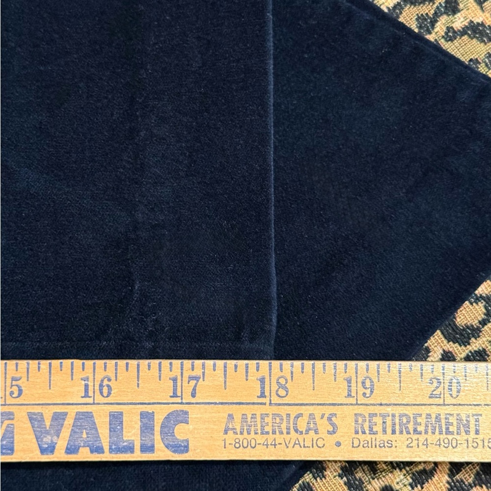 Talbots Navy Blue velveteen jacket size 12 - Picture 7 of 11